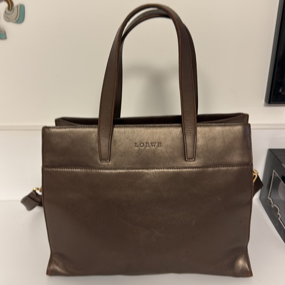 Great condition!!! Vintage Loewe 2 Way Bag - Picture 12 of 13